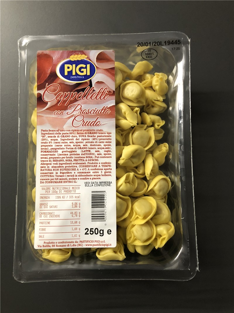 PIGI branded products | Fresh filled pasta